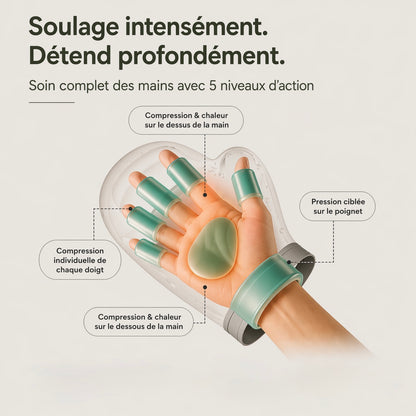 Gant Thérapeutique Flexara™ | Articulations, Raideurs, Inflammations et Douleurs Soulagés en 15 minutes